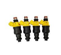 Juego de 4 inyectores de combustible 23250-02020 0280150438 para Toyo-ta Carina 92-97 AT190 Avensis 97-00 AT220 4AFE