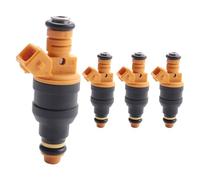 Juego de 4 inyectores de Combustible para automóvil 0280150762 para Volvo 244 245 2.3L I4 de aspiración Natural SOHC 1985-1989. Inyección de Boquilla de Motor.