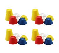 Juego de 4 Jumbo Tees de Golf Caucho, 16 Piezas Tees de Golf de Invierno de Goma, Varias Alturas y Tees de Golf de Goma Multicolor