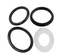 Juego de 4 juntas de codo de desagüe, para lavabo, desagüe y desagüe, compatible con Geberit 244.244.00.1 241.868.00.1 362.771.00.1 387.282.00.1