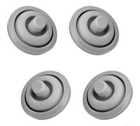 Juego de 4 juntas de olla a presión para WMF Perfect Plus, W6093109502, sellado de silicona para arandela de anillo, piezas de repuesto de almohadilla de válvula de seguridad gris resistente al calor