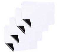 Juego de 4 láminas magnéticas para pizarra blanca, para refrigerador y oficina, perfecto para expresión creativa