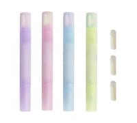 Juego de 4 lápices correctores de uñas, 12 puntas de repuesto, lápiz para eliminar uñas, corrector de uñas, corrector de uñas, corrector de uñas
