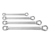 Juego de 4 llaves anulares Torx T6-T24 09-980