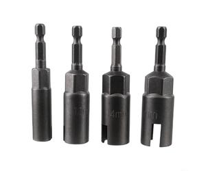 Juego de 4 llaves de tuerca de mariposa de 1/4 pulgadas hexagonal para tuercas y tornillos de 10 mm a 16 mm, herramientas de acero al cromo vanadio