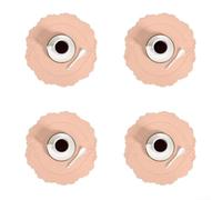 Juego de 4 manteles individuales de cuero diseñados para mesas de restaurante y hotel, que ofrecen protección contra el calor y resistencia a los arañazos junto con un aspecto elegante (rosa)