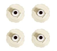 Juego de 4 manteles individuales de cuero diseñados para mesas de restaurante y hotel, que ofrecen protección contra el calor y resistencia a los arañazos junto con un aspecto elegante (beige)