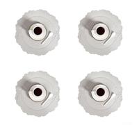 Juego de 4 manteles individuales redondos y posavasos, manteles individuales de cuero creados para cocinas y comedores, combinando resistencia al calor y a los arañazos con una elegante mejora de mesa