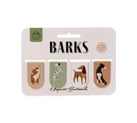 Juego de 4 marcapáginas magnéticos prácticos y originales - Perros - Barks