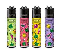 Juego de 4 mecheros Clipper (Patrón 420 #2)