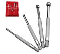 Juego de 4 medidores telescópicos, medidor de diámetro interior ajustable, redondo, forma esférica, agujero de expansión, herramienta de medición manual