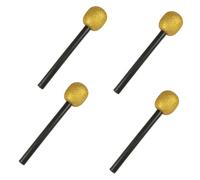 Juego de 4 micrófonos falsos brillantes para amantes de la música, banda de rock y karaoke, noche de cumpleaños, celebraciones, presentadores de espectáculos de juegos, accesorios de micrófono para