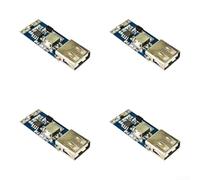 Juego de 4 módulos convertidores de CC CC de 7,5 V-28 V, rango de entrada de 5 V, 3 A, salida máxima, placa de carga USB para coche, barco y sistemas de energía alternativos