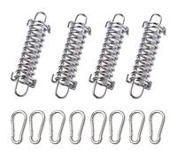 Juego de 4 muelles tensores, muelles tensores duraderos para toldos, Resistentes muelles de tracción para la instalación de Tiendas de campaña, sombrillas y al Aire Libre