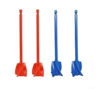 Juego de 4 paletas mezcladoras epoxi para mezclar pinturas y resinas con compatibilidad con taladros