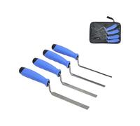 Juego De 4 Paletas Y Raspadores Profesionales De Acero Inoxidable Con Agarre Cómodo Para Líneas De Lechada Estrechas Y Reparación De Paredes Juego De Herramientas Para Azulejos De Varios Anchos