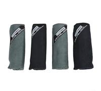 Juego de 4 paños de limpieza de microfibra para máquinas de café espresso y barras de café con toallas absorbentes de agua diseñadas para evitar arañazos y mantener la limpieza (juego B)