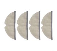 Juego de 4 paños de microfibra para robot aspirador Roborock Q8 MAX y MAX Plus, almohadillas lavables para limpieza de suelos, material duradero para un cuidado eficiente