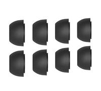 Juego de 4 pares de almohadillas de repuesto compatibles con Huawei Freebuds Pro - Almohadillas de espuma viscoelástica - 4 tamaños - Negro