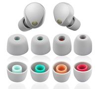 Juego de 4 Pares de Almohadillas de Silicona para Auriculares compatibles con Sony WF-1000XM5, WF-1000XM4, WF-1000XM3, WF-C700N, Juego de Almohadillas de Silicona Suave (Gris)
