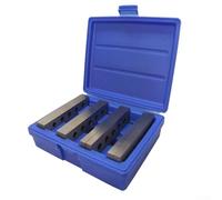 Juego de 4 pares de calibradores paralelos de acero endurecido para calibración y diseño, calibradores de bloque de 6 pulgadas con múltiples tamaños de agujeros para mediciones precisas