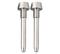 Juego de 4 pasadores de retención de pastillas de freno de disco de aleación de bicicleta, perno de tornillo M4 x 26 mm para Magura para MT2/MT4/MT5/MT6/MT8 (titanio)