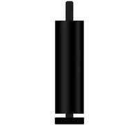 Juego de 4 patas ajustables para muebles, 20 cm, color negro, para sofá, cama, tocador, silla, mesa de café, altura ajustable, patas M6, perfectas para renovación del hogar y proyectos de bricolaje