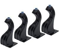 Juego de 4 Patas de Muebles de Metal Antiguo, Patas de Repuesto para Muebles Resistentes de Estilo Europeo, Patas de Soporte de Hardware para sofá, Silla, sofá, Armario otomano, Negro, 14,5