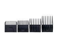 Juego De 4 Peines De Repuesto Universales For Cortadora De Pelo De Barbero, Compatibles Con Moser, Tamaño 1400, 3/6/9/12 Mm.