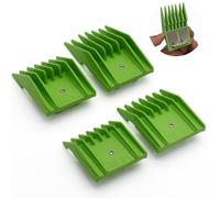Juego de 4 peines profesionales de corte para cortapelos de animales estilo A5, 76926-900, 1/8 pulgadas, 1/4 pulgadas, 3/8 pulgadas, 1/2 pulgadas, compatible con Oster Classic 76 A5 Andis AG BG Wahl