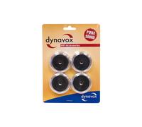 Juego de 4 Pies de Aluminio Dynavox para Dispositivos HiFi Plata Pies de Disp...