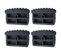 Juego de 4 pies de escalera, pies de repuesto, tapas de escalera, tapas protectoras, almohadilla protectora de escalera de PVC, almohadilla protectora de escalera, repuestos para escaleras