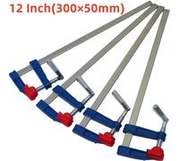 Juego de 4 piezas Abrazadera de de Ladrillo con Varilla de Sujeción Rápida para Madera, Tamaños 6" - 150x50mm / 12" - 300x50mm / 24" - 600x80mm