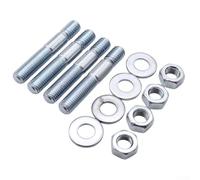 Juego de 4 piezas de carburador de metal para Holley y para colector de admisión Edelbrock, 5/16 pulgadas x 2 pulgadas, 5/16 pulgadas x 1-1/2 pulgadas, 5/16 pulgadas x 1-3/8 pulgadas, tornillos