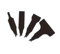 Juego De 4 Piezas De Eliminación De Masilla Con Cuchillas Raspadoras Alternativas De Varios Tamaños Para Eliminación De Masilla De Azulejos De Acero Y Preparación De Superficies Cuchillas Para Raspar