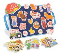 Juego de 4 piezas de fieltro precortadas para ni os en edad preescolar. Hora del c rculo. El viejo McDonald ten a una granja. Este viejo brilla,