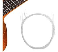 Juego de 4 piezas de nailon de repuesto maravillosos accesorios musicales para ukelele, cómodas y respetuosas con el medio ambiente, accesorios para instrumentos folclóricos y mundiales