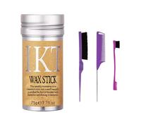 Juego de 4 piezas de pomada para el cabello encerado con peine para el cabello, para camas, cabeza y bordes, barra de control