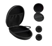 Juego de 4 piezas de protección para auriculares, funda de transporte para auriculares, funda de protección para auriculares, funda protectora de EVA, funda rígida para auriculares
