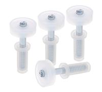 Juego de 4 piezas de reparación de piezas de repuesto para puerta plegable, juego de reparación de puerta, doble pliegue, rueda guía superior, ejes elásticos, rueda guía superior de puerta plegable