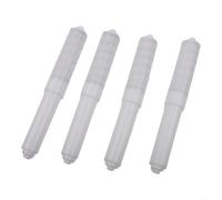 Juego de 4 piezas de repuesto de husillo de papel higiénico para baño con soporte de inserción con resorte para un ajuste seguro del rollo de papel y fácil uso