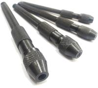 Juego de 4 piezas de tornillo de banco de mandril de pin, capacidad métrica de 0 a 4 mm