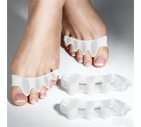 Juego De 4 Piezas Dedos Separadores Lavable A Máquina Separadores Los Pies Para La Relajación Correctiva, Adecuado Para Hallux Valgus, Dedos En Martillo Y Juanetes