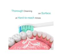 Juego de 4 piezas para cepillos de dientes series HX5100, HX5251, HX5451, HX7001, HX7351, HX9552, HX9553 cabezas de cepillo