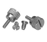 Juego de 4 piezas: Tornillos de fijación for prensatelas y placa de aguja, nuevos, de rosca manual, for máquinas de coser industriales Juki de una sola aguja.