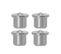 Juego de 4 pines de punta central para carpintería, marcadores centrales de espiga de acero de 6/8/10/12 mm para alineación de agujeros de madera (12 mm)