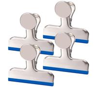Juego de 4 pinzas magnéticas potentes para nevera, pizarra blanca, oficina, cocina, imanes fuertes de neodimio