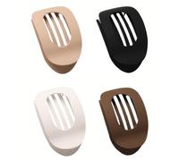 Juego de 4 pinzas para el cabello de estilo francés: pinzas minimalistas y elegantes para mujer con diseño plano en la parte posterior y estructura interna dentada para una sujeción segura.