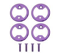 Juego de 4 placas de refuerzo de pedal de aleación para bicicletas, accesorios de ciclismo, reemplazos de bicicleta, placa de pedal de bicicleta