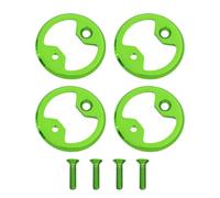 Juego de 4 placas de refuerzo de pedal de aleación para mejorar el rendimiento de ciclismo, piezas de pedal de bicicleta, placa de pedal de bicicleta